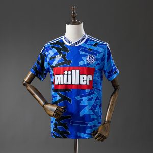 Sale Schalke 04 93 94 Home Retro Jersey S-XXL - Front