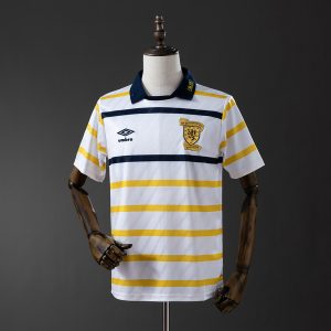 Sale Scotland 88 91 Away Retro Jersey S-XXL - Front