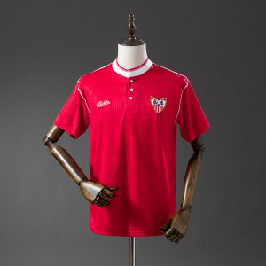 Sevilla 91 92 Home Retro Jersey S-XXL - Front