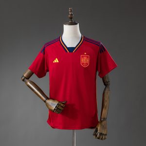 Spain 2022 Home Retro Jersey S-XXL - Front