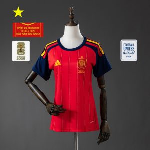 Spain 2026 Home Women's Jersey S-XXL - Front