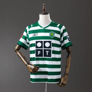 Sporting Lisbon 03 04 Home Retro Jersey S-XXL - Front