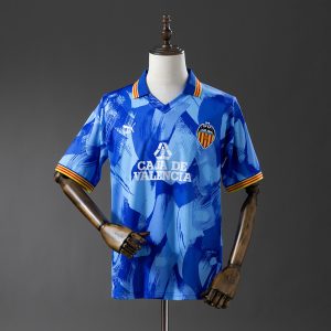 Valencia 90 91 Away Retro Jersey S-XXL - Front