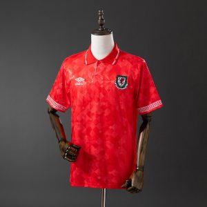 Sale Wales 1990 92 Home Retro Jersey S-XXL - Front