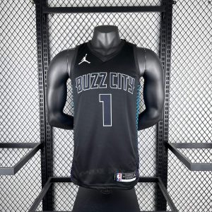 New arrivals 2018 Season Charlotte Hornets City Edition #1 LaMelo Ball Jersey - Image 1