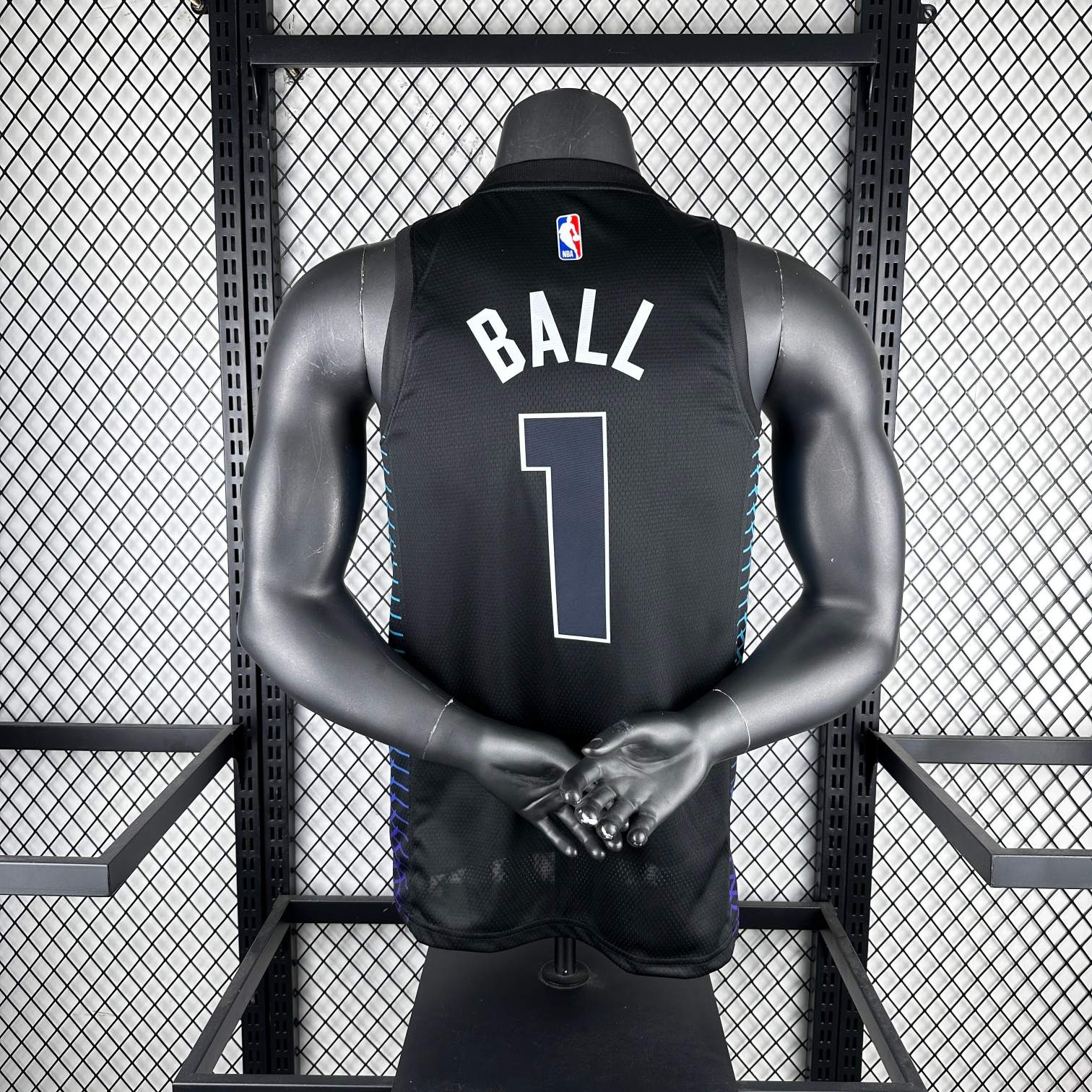 2018 season charlotte hornets city edition #1 lamelo ball jersey image 2 2018 Season Charlotte Hornets City Edition #1 LaMelo Ball Jersey - Image 2