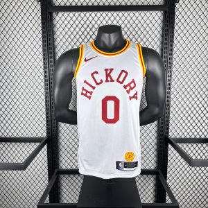 New arrivals 2020 Season Indiana Pacers Retro White #0 Tyrese Haliburton Jersey - Image 1
