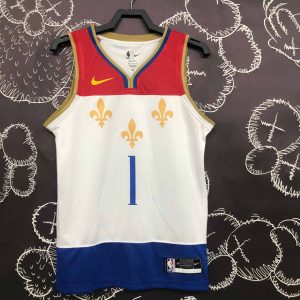 New arrivals 2020 Season New Orleans Pelicans City Edition #1 Zion Williamson Jersey - Image 1