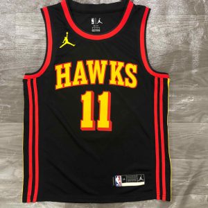 2021 Season Atlanta Hawks JORDAN Themed Limited Edition #11 Trae Young Jersey - Image 1
