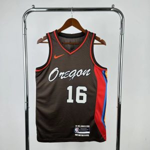 New arrivals 2021 Season Portland Trail Blazers City Edition #16 Yang Hansen Jersey - Image 1