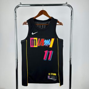 New arrivals 2022 Season Miami Heat City Edition #11 Jaime Jaquez Jr. Jersey - Image 1