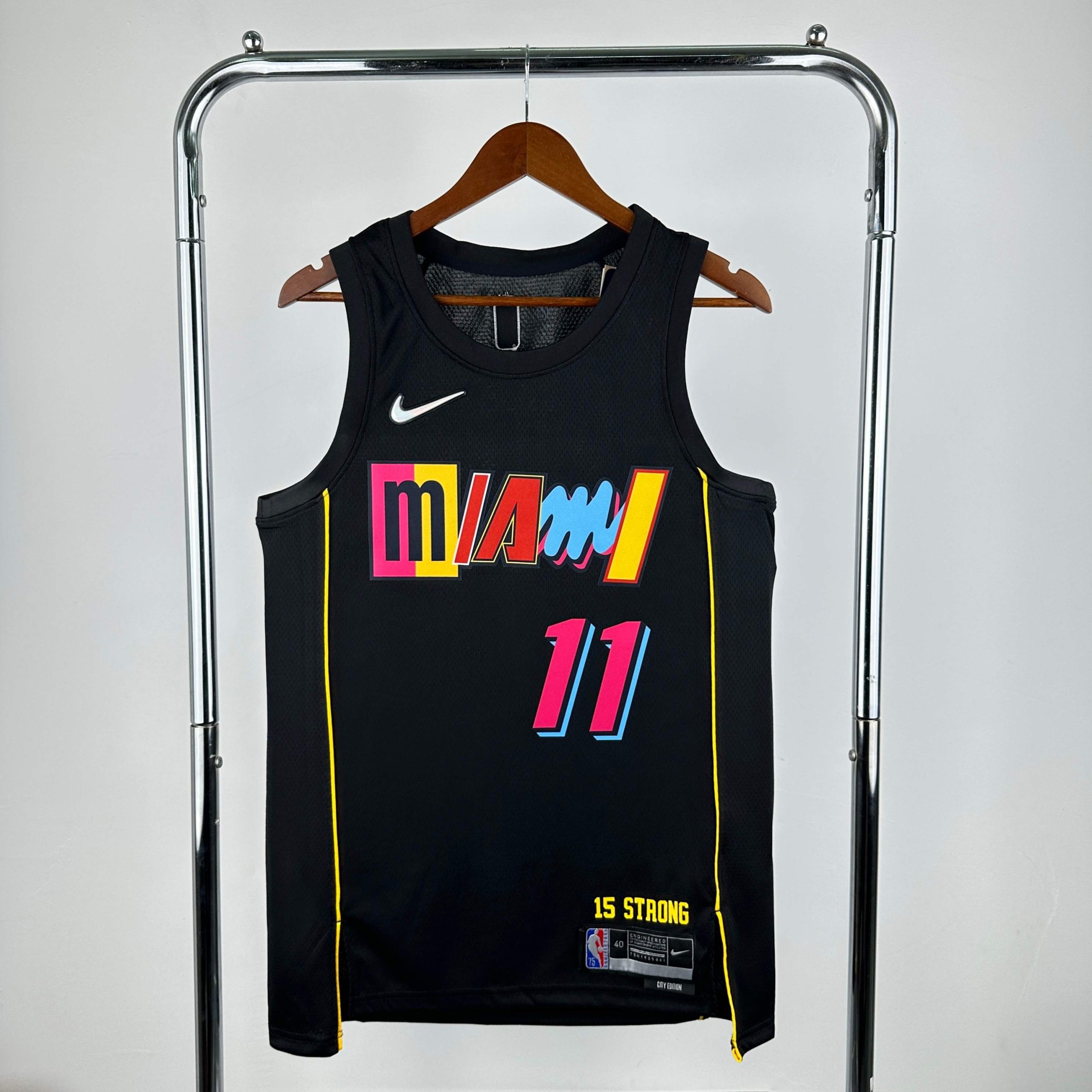 2022 season miami heat city edition #11 jaime jaquez jr. jersey image 1 2022 Season Miami Heat City Edition #11 Jaime Jaquez Jr. Jersey - Image 1