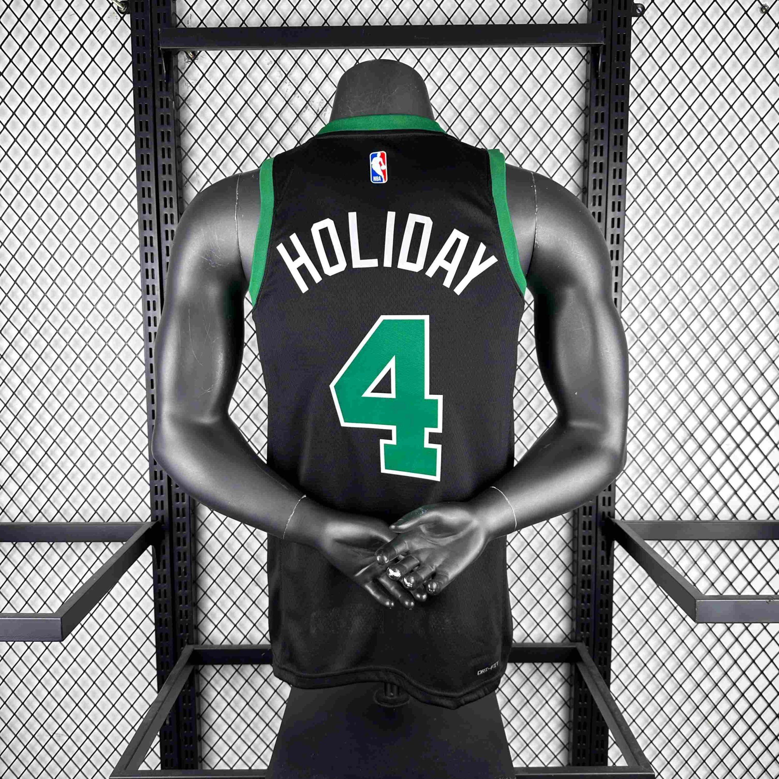 2023 season boston celtics jordan edition #4 jrue holiday jersey image 2 2023 Season Boston Celtics Jordan Edition #4 Jrue Holiday Jersey - Image 2