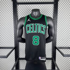 New arrivals 2023 Season Boston Celtics Jordan Edition #8 Kristaps Porzingis Jersey - Image 1