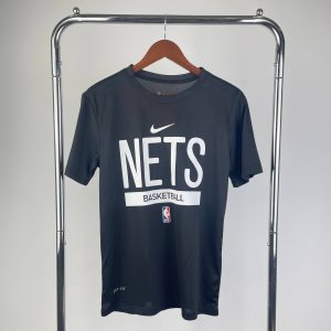 2023 Season Brooklyn Nets Black Quick-Dry Training T-Shirt - Image 1
