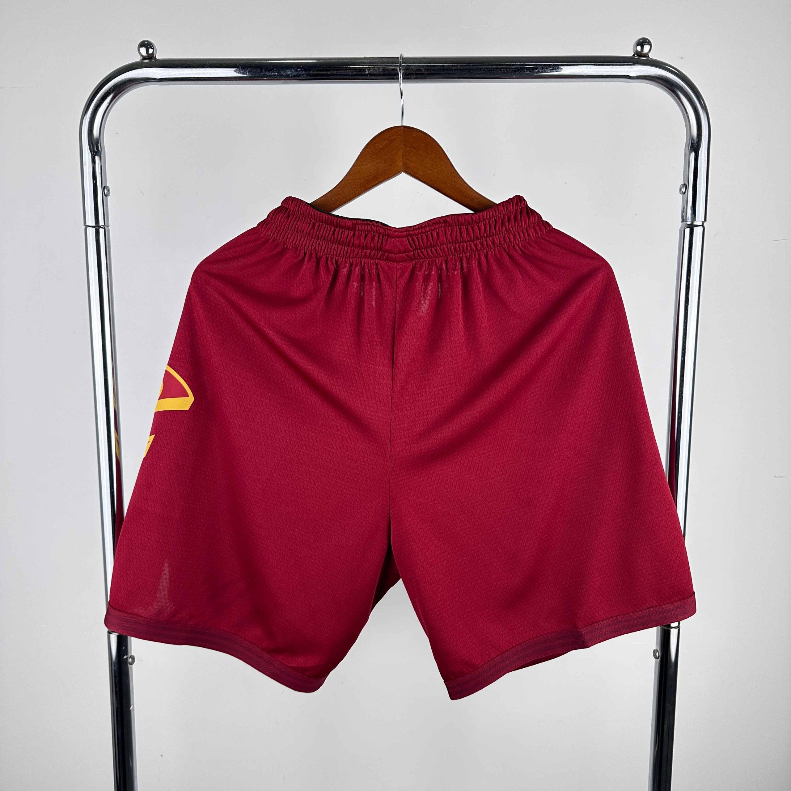 2023 season cleveland cavaliers away burgundy basketball shorts image 2 2023 Season Cleveland Cavaliers Away Burgundy Basketball Shorts - Image 2
