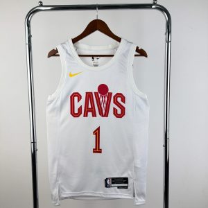 2023 Season Cleveland Cavaliers White #1 James Harden Jersey - Image 1