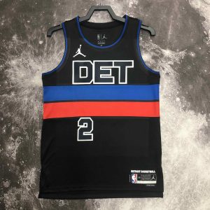 2023 Season Detroit Pistons Jordan Edition #2 Cade Cunningham Jersey - Image 1