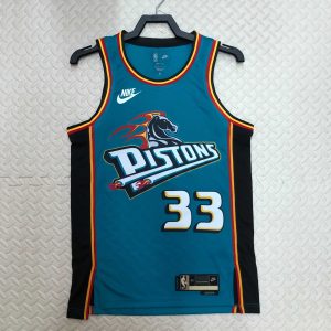 2023 Season Detroit Pistons Retro #33 Grant Hill Jersey - Image 1