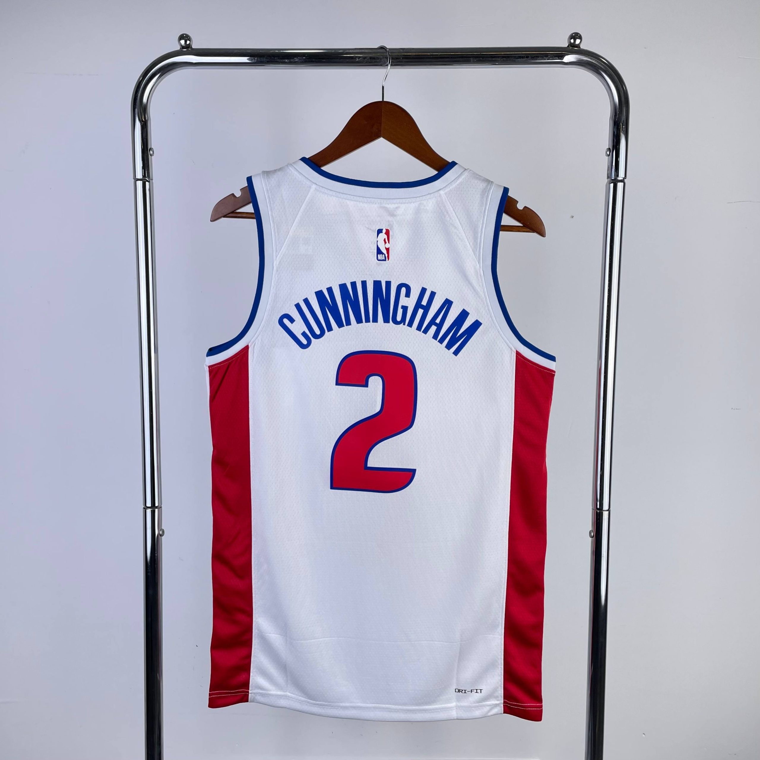 2023 season detroit pistons white #2 cade cunningham jersey image 2 2023 Season Detroit Pistons White #2 Cade Cunningham Jersey - Image 2