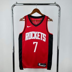 2023 Season Houston Rockets Red #7 Kevin Durant Jersey - Image 1