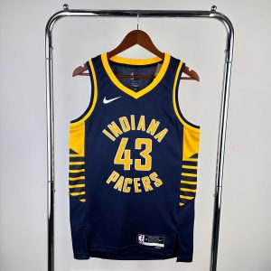 2023 Season Indiana Pacers Away Navy Blue #43 Pascal Siakam Jersey - Image 1