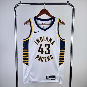 2023 Season Indiana Pacers Home White #43 Pascal Siakam Jersey - Image 1