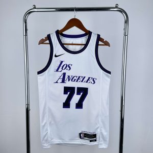 2023 Season Los Angeles Lakers City Edition #77 Luka Doncic Jersey - Image 1