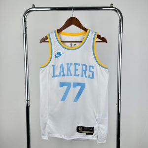 2023 Season Los Angeles Lakers Retro #77 Luka Doncic Jersey - Image 1