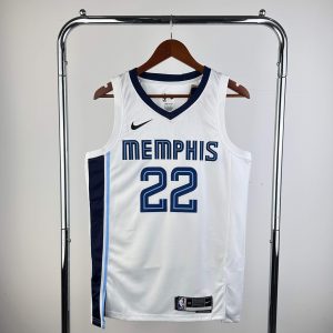 2023 Season Memphis Grizzlies Home White #22 Desmond Bane Jersey - Image 1