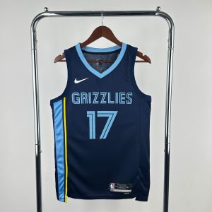 2023 Season Memphis Grizzlies Navy Blue #17 Yuki Kawamura Jersey - Image 1