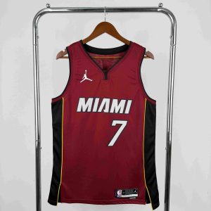 2023 Season Miami Heat Jordan Edition #7 Giannis Antetokounmpo Jersey - Image 1