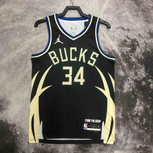 2023 Season Milwaukee Bucks Jordan Limited Edition #34 Jersey - Image 1