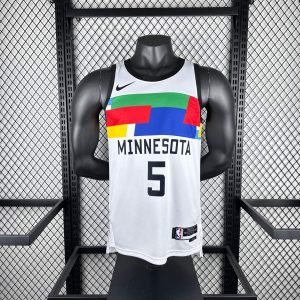 2023 Season Minnesota Timberwolves City Edition #5 Anthony Edwards Jersey - Image 1