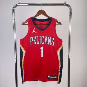 2023 Season New Orleans Pelicans Jordan Edition #1 Zion Williamson Jersey - Image 1