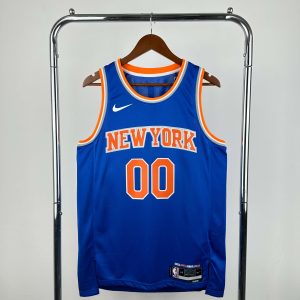 2023 Season New York Knicks Blue Jordan Clarkson Jersey - Image 1