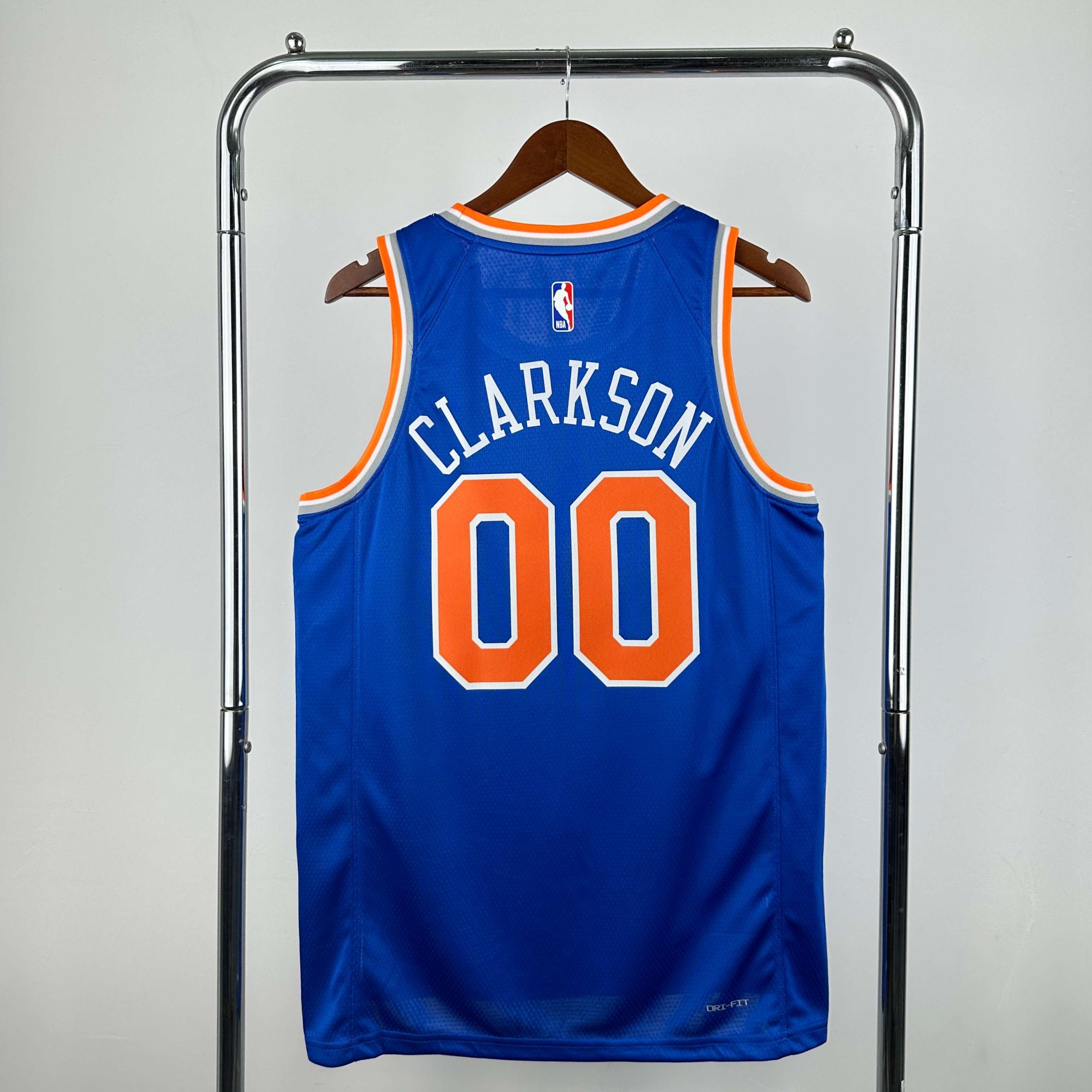 2023 season new york knicks blue jordan clarkson jersey image 2 2023 Season New York Knicks Blue Jordan Clarkson Jersey - Image 2