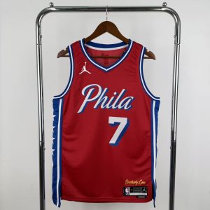2023 Season Philadelphia 76ers Jordan Edition #7 Jaylen Brown Jersey - Image 1