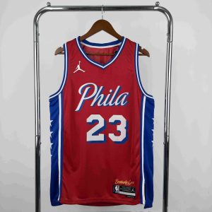 2023 Season Philadelphia 76ers Jordan Edition Red #23 LeBron James Jersey - Image 1