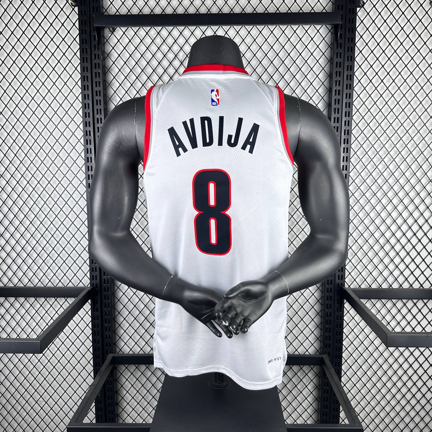 2023 season portland trail blazers home white #8 deni avdija jersey image 2 2023 Season Portland Trail Blazers Home White #8 Deni Avdija Jersey - Image 2