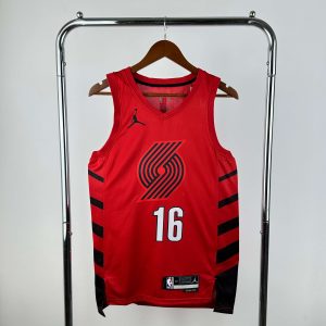 2023 Season Portland Trail Blazers Jordan Edition #16 Yang Hansen Jersey - Image 1