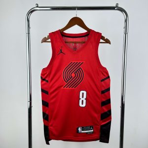 2023 Season Portland Trail Blazers Jordan Edition #8 Deni Avdija Jersey - Image 1
