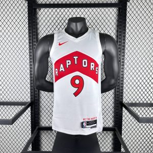 2023 Season Toronto Raptors Home White #9 RJ Barrett Jersey - Image 1