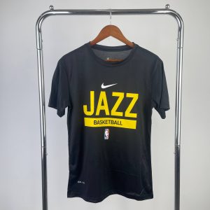 2023 Season Utah Jazz Black Quick-Dry Training T-Shirt - Image 1