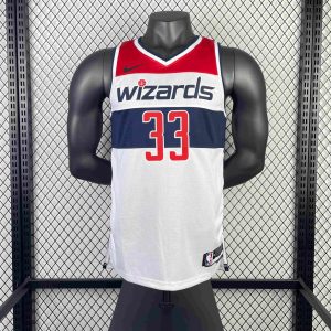 New arrivals 2023 Season Washington Wizards Home White #33 Kyle Kuzma Jersey - Image 1