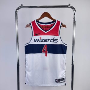 2023 Season Washington Wizards Home White #4 Russell Westbrook Jersey - Image 1
