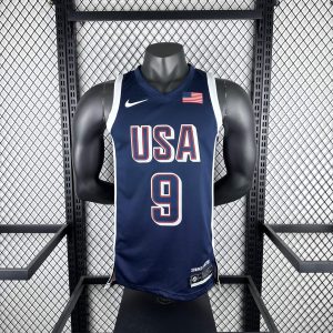 2024 Olympics USA Navy Blue #9 Tyrese Haliburton Jersey - Image 1