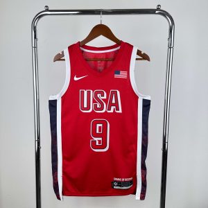 2024 Olympics USA Red #9 Jersey - Image 1