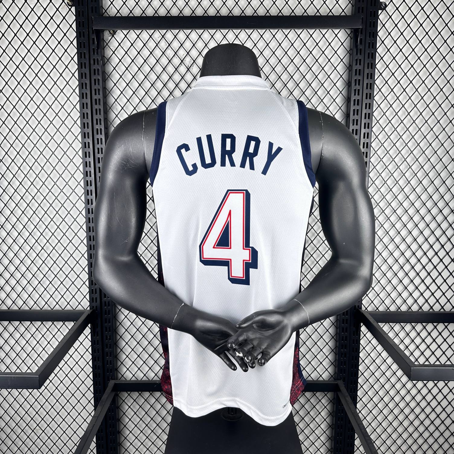 2024 olympics usa white #4 stephen curry jersey image 2 2024 Olympics USA White #4 Stephen Curry Jersey - Image 2