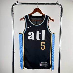 2024 Season Atlanta Hawks City Edition #5 Dejounte Murray Jersey - Image 1